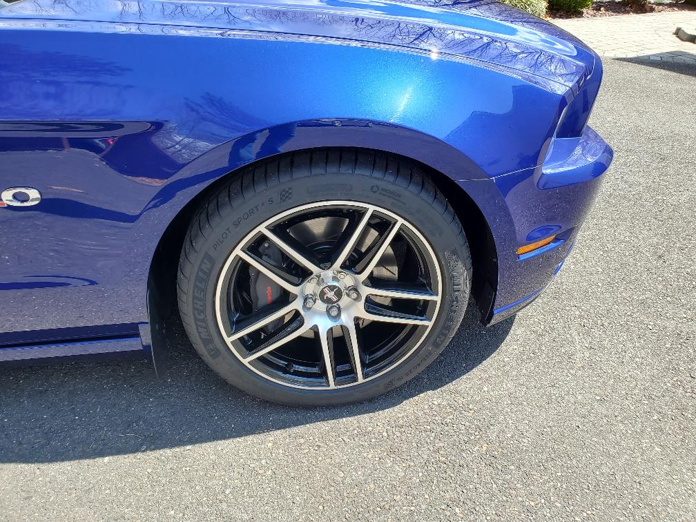 10" wide wheels up front Page 2 S197 Mustang Forum